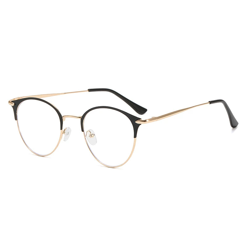 Internet celebrity glasses for women with myopia can be matched with prescription men's full-frame anti-radiation and anti-blue light eye protection flat glasses for eye protection