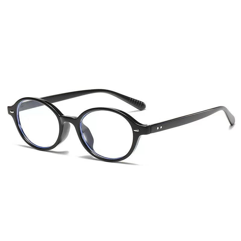 Presbyopic glasses, anti-blue light glasses for women, Internet celebrity same style, ultra-light retro oval men's high-definition presbyopia glasses, trendy women's