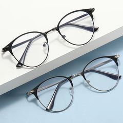 Internet celebrity glasses for women with myopia can be matched with prescription men's full-frame anti-radiation and anti-blue light eye protection flat glasses for eye protection